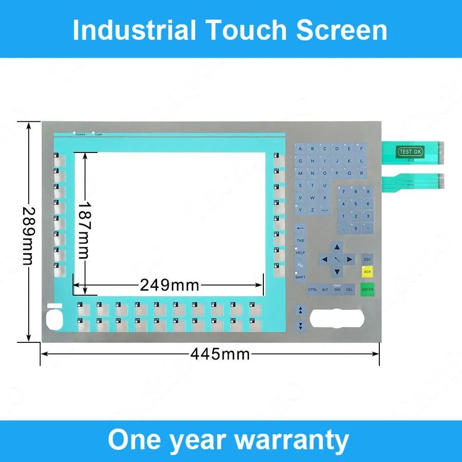 Промышленный компьютер 6AV7801-0BA00-2AB0 Membrane Keyboard