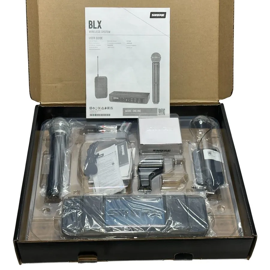 Радиосистема Shure BLX1288/CVL Dual Handheld/Lavalier Wireless Microphone System — фото лота 2