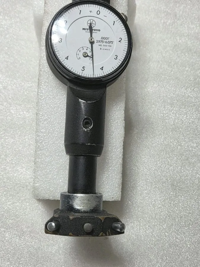 Индикатор часового типа Mitutoyo 545-136 Bore Gage Dial Indicator 2.975-6.075in, — фото лота 2