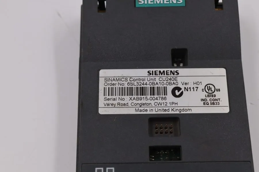 Частотный преобразователь P:VT26 Siemens 6SL3244-0BA10-0BA0 SINAMICS G120 Contro