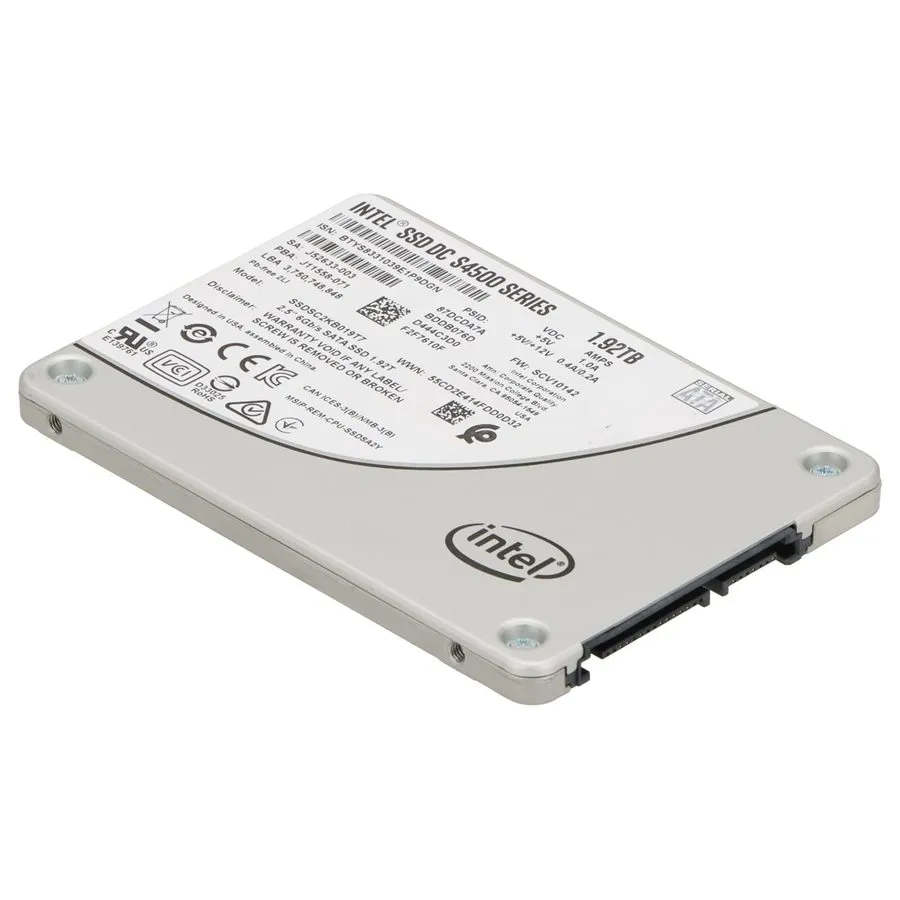 SSD-накопитель Intel DC S4500 Series 1.92TB 6Gbps 2.5 Inch SATA SSD SSDSC2KB019T