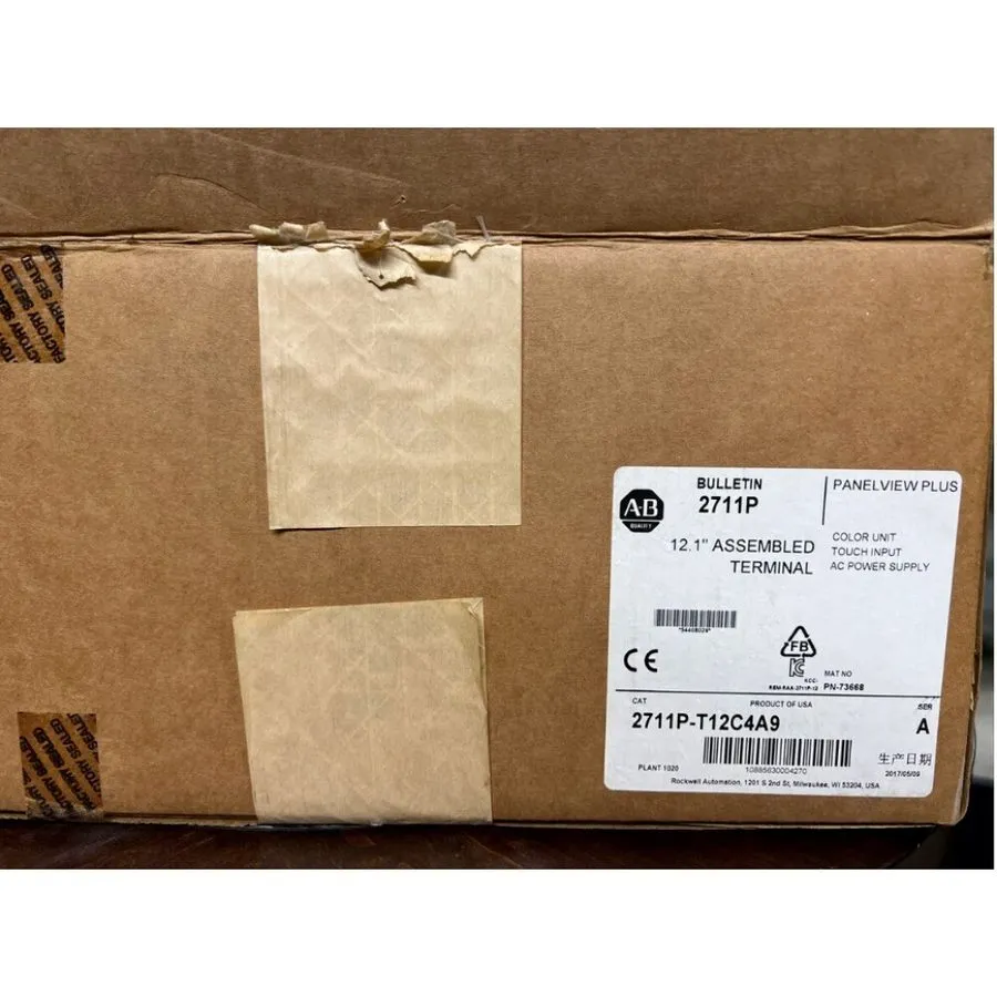 Панель оператора Allen Bradley 2711P-T12C4A9 PanelView Plus Terminal — фото лота 1