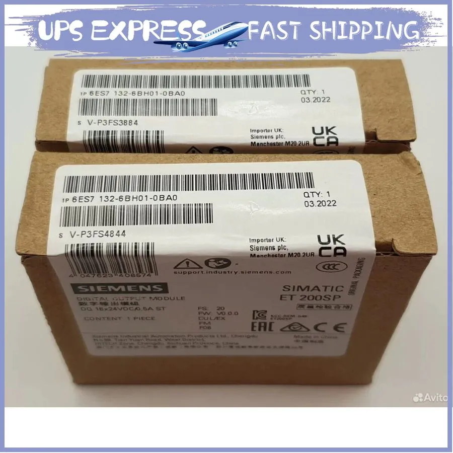 Модуль ввода-вывода 6ES7132-6BH01-0BA0 SIEMENS SIMATIC ET 200SP DQ 16x 24V DC/0.