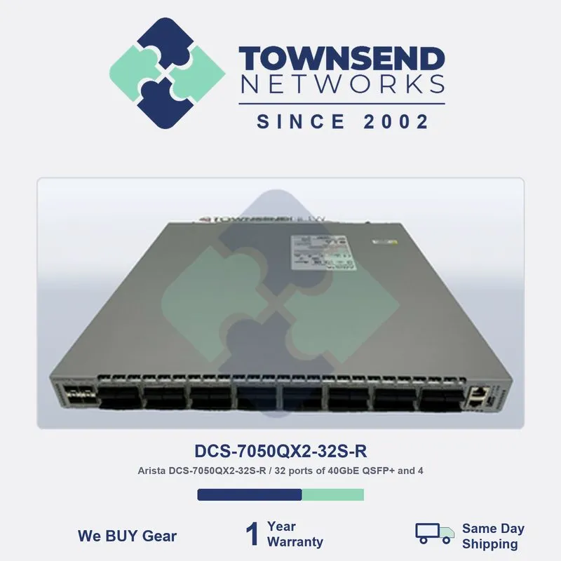 Коммутатор Arista DCS-7050QX2-32S-R 32P 40GbE QSFP+ 4P 10GbE SFP+ RA Switch