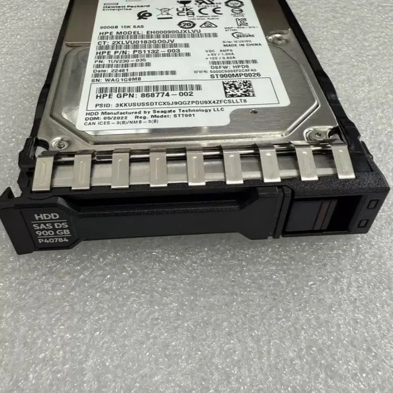Жёсткий диск HPE 900GB P40432-B21 P40784-001 SAS 12G Mission Critical 15K SFF BC