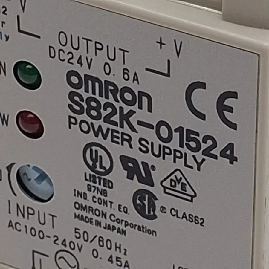 Блок питания OMRON S82K-01524 Switching Power Supply 15W 24VDC DIN Rail Terminal