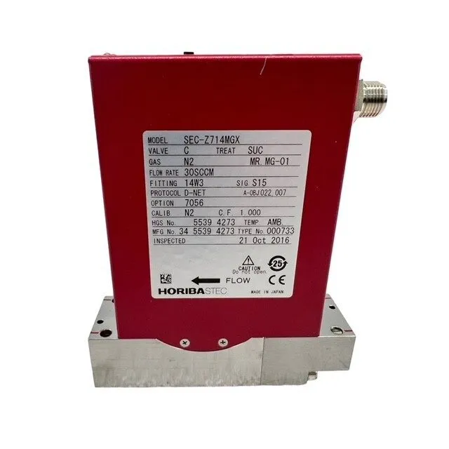 Контроллер Horiba STEC SEC-Z714MGX Mass Flow Controller MFC Z700 1200 SCCM HCI