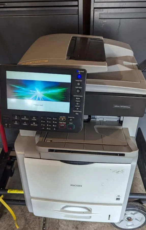 Лазерный принтер Ricoh SP 5210SR Aficio Laser Printer System PARTS Staple Mechan — фото лота 1