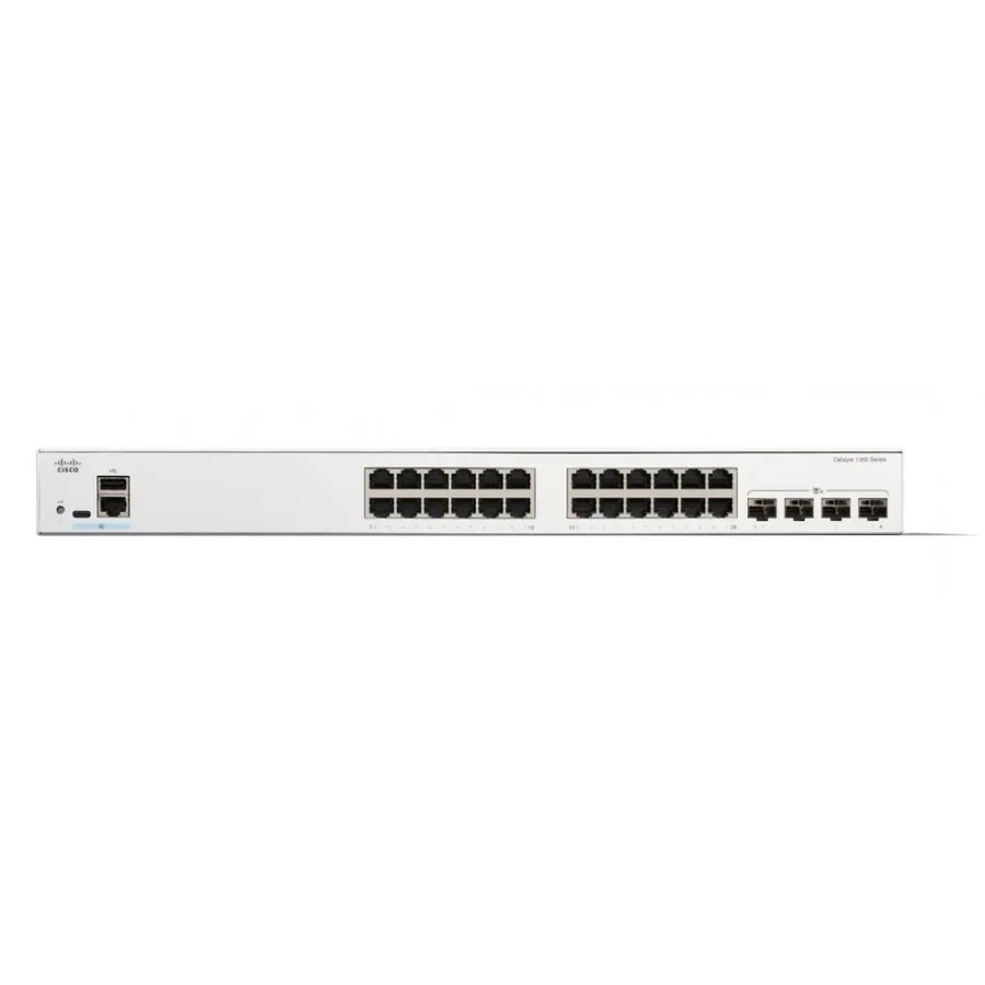 Коммутатор Cisco C1300-24T-4G CATALYST 1300 24-PORT GE 4X1G SFP