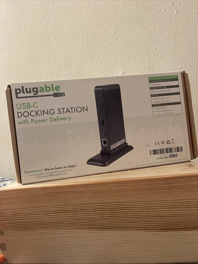 Док-станция Plugable UD-CA1A USB-C Docking Charging Station with Power Delivery — фото лота 1
