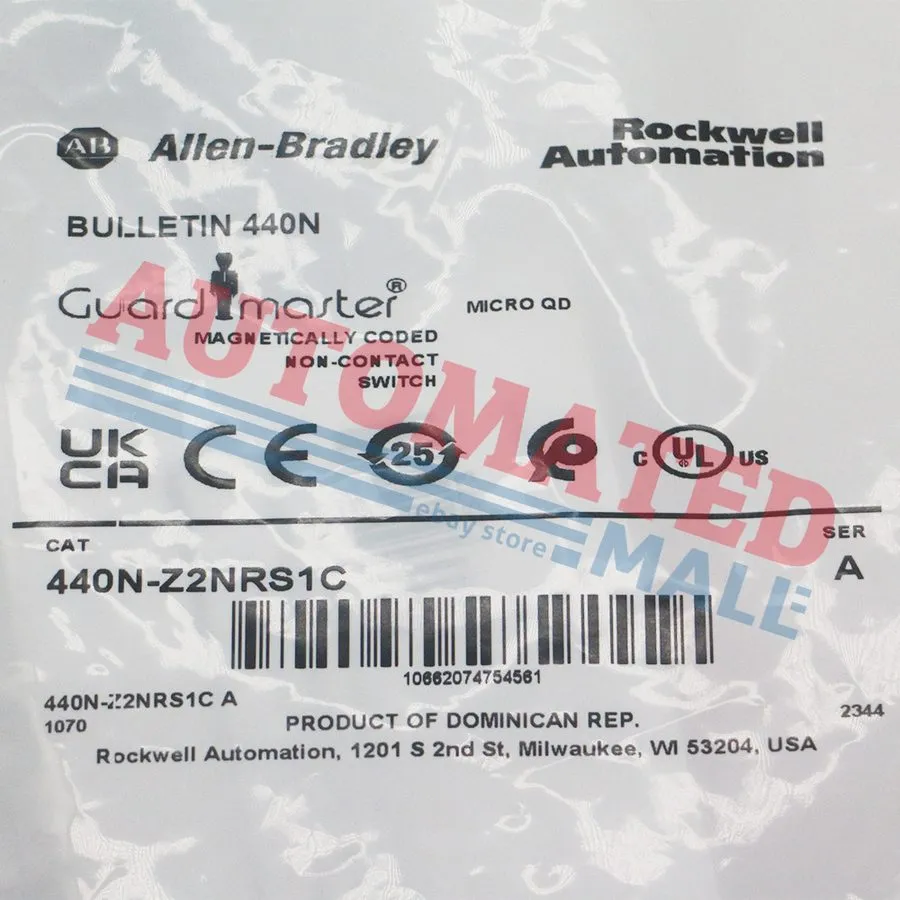 Реле безопасности Allen-Bradley 440N-Z2NRS1C Guardmaster 440N Non Contact Switch