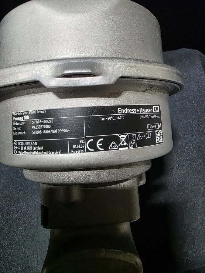 Расходомер Endress + Hauser Promag H 100 Electromagnetic Flowmeter 5H1B08-3HH2/0 — фото лота 1
