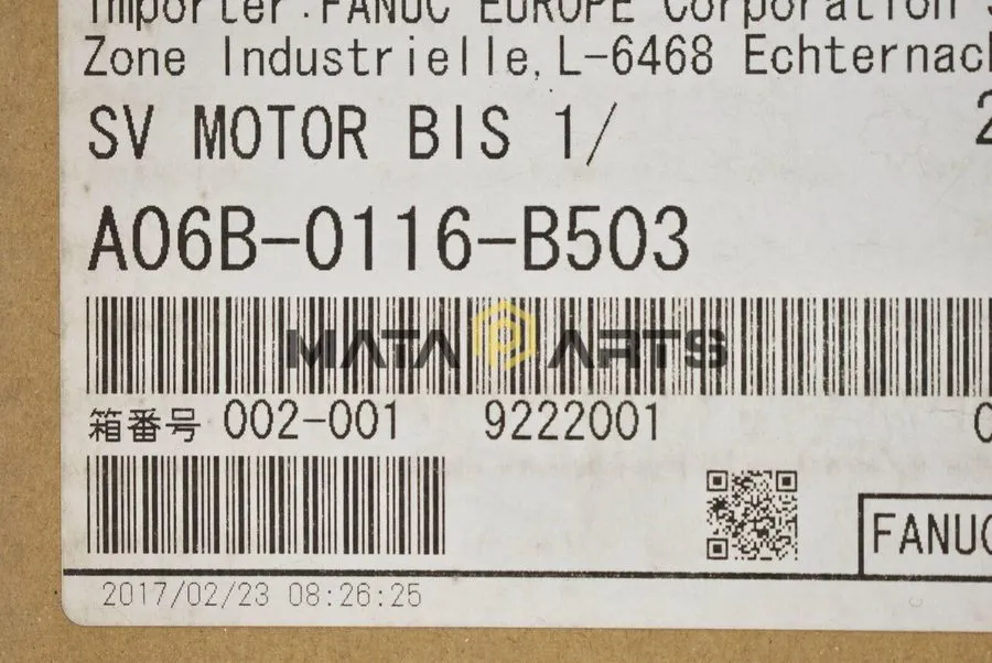 Серводвигатель FANUC AC SERVO MOTOR A06B-0116-B503