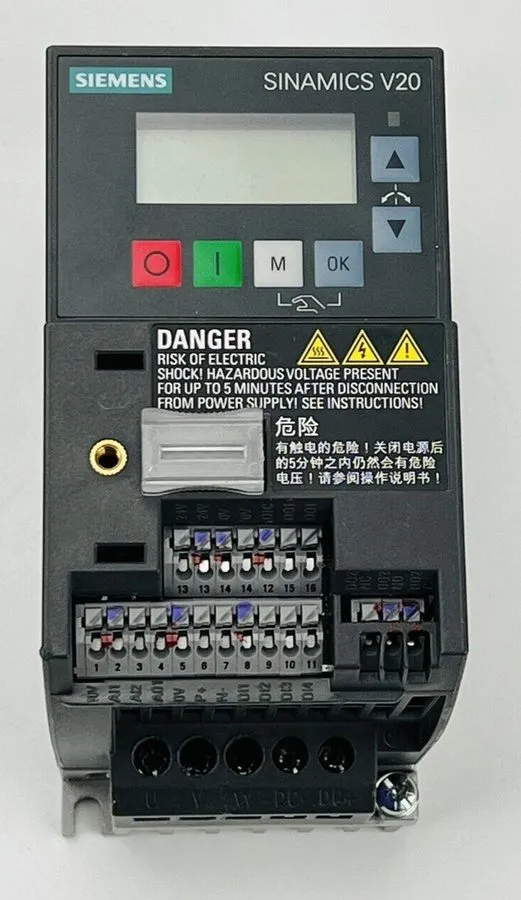Частотный преобразователь Siemens Sinamics V20 6SL3210-5BB12-5UV1 in Unopened Bo