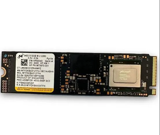 SSD-накопитель Micron 512GB M.2 NVMe SSD Solid State Drive Wiped MTFDKBA512TFH
