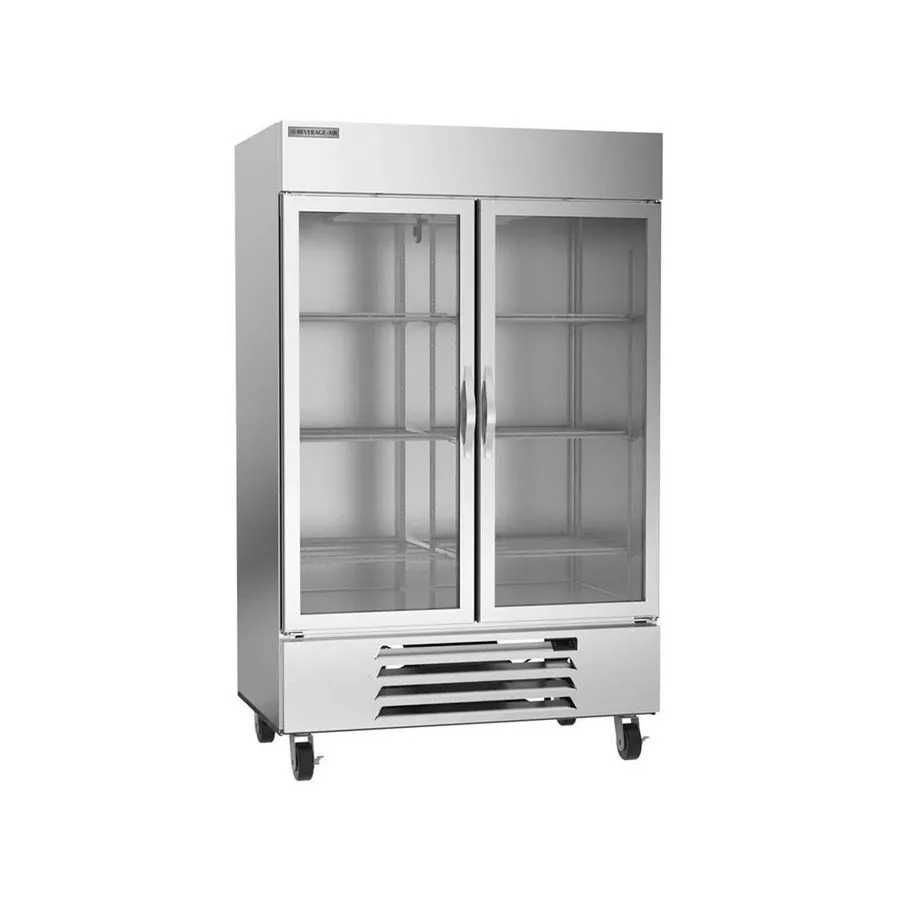 Холодильный шкаф Koolmore RIR-2D-GD 54" 2-Glass Door Reach-In Refrigerator, 47 c