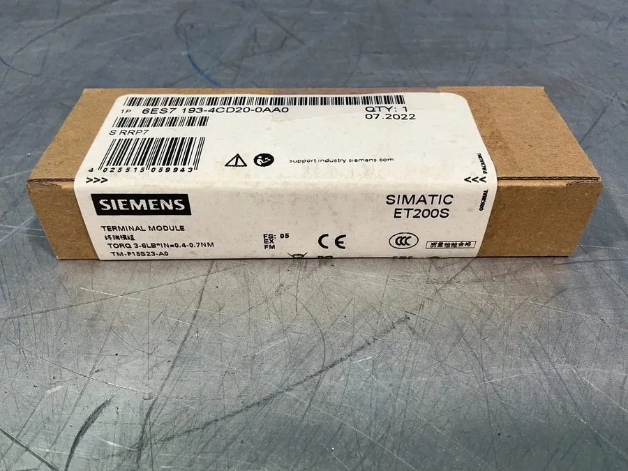 Модуль ввода-вывода Siemens 6ES7 193-4CD20-0AA0 SIMATIC ET200S Terminal Module