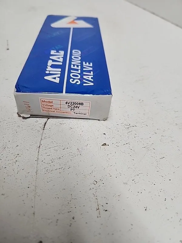 Электромагнитный клапан Airtac 4V220-08 24VDC Pneumatic Solenoid Air Valve 5Port