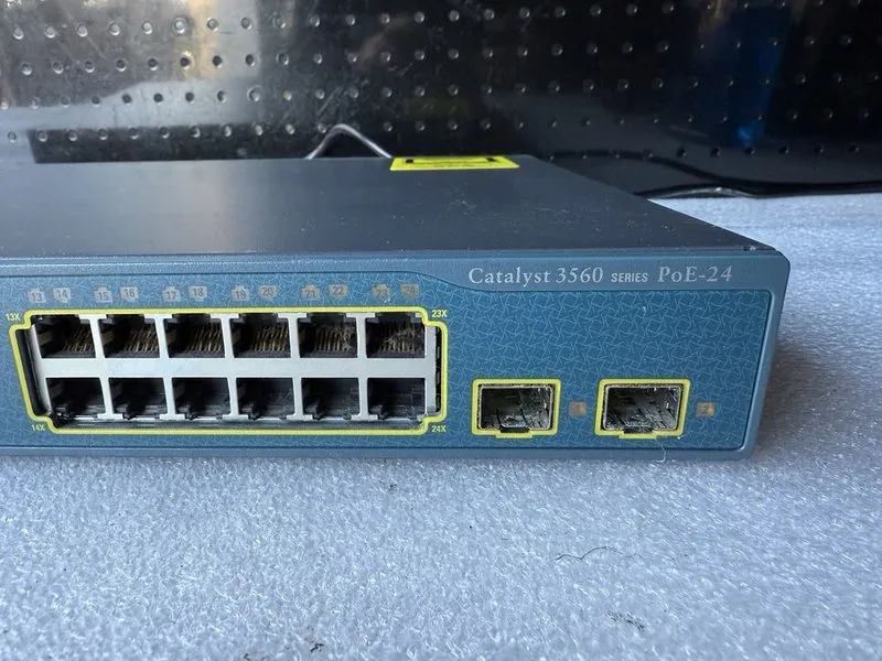 Коммутатор Cisco Catalyst WS-C3560-24PS-S 24-Port 10/100 POE Fast Ethernet Switc — фото лота 3