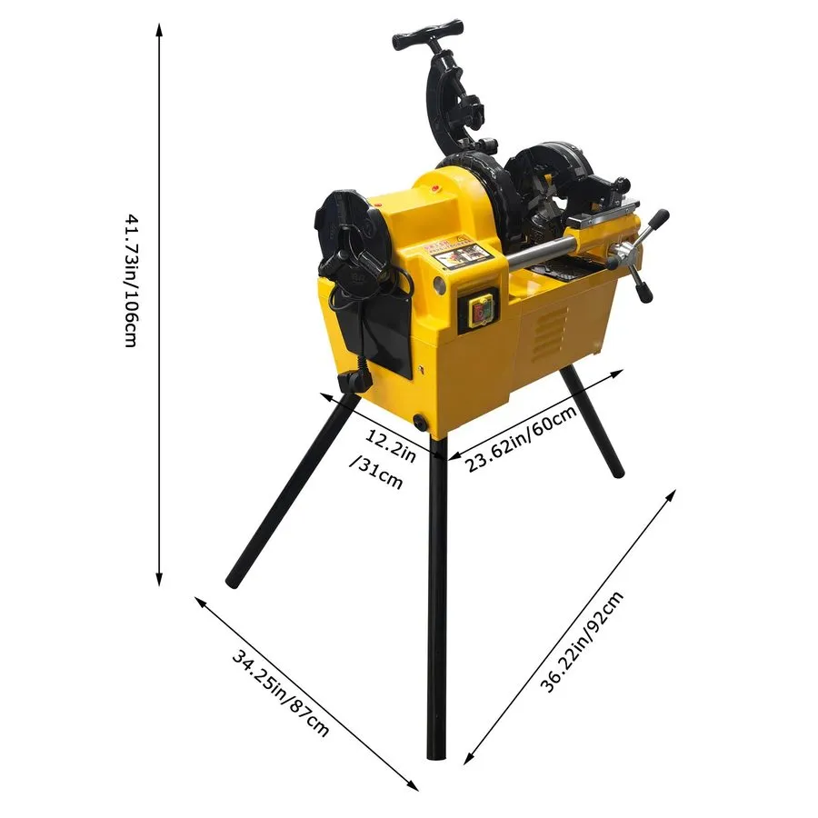 Режущий инструмент 1/2"-2" Electric Pipe Threading Machine NPT/BSPT Dies Oil-Fre — фото лота 1