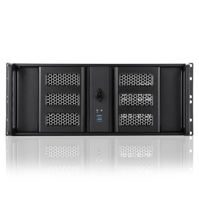 Сервер 4U Rackmount Server Chassis with 3x5.25 Front Bays+7x3.5 +3x2.5 Drive Bay — фото лота 1