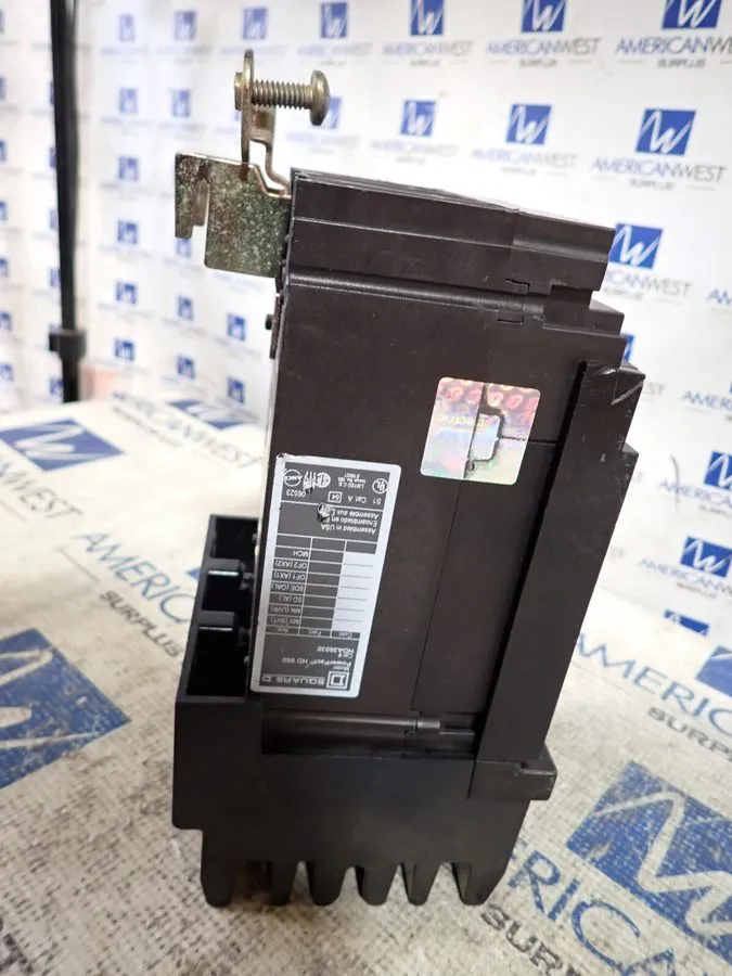 Автоматический выключатель SQUARE D HDA36030 30 amp 3p 18kA@480v PowerPact I lin — фото лота 3