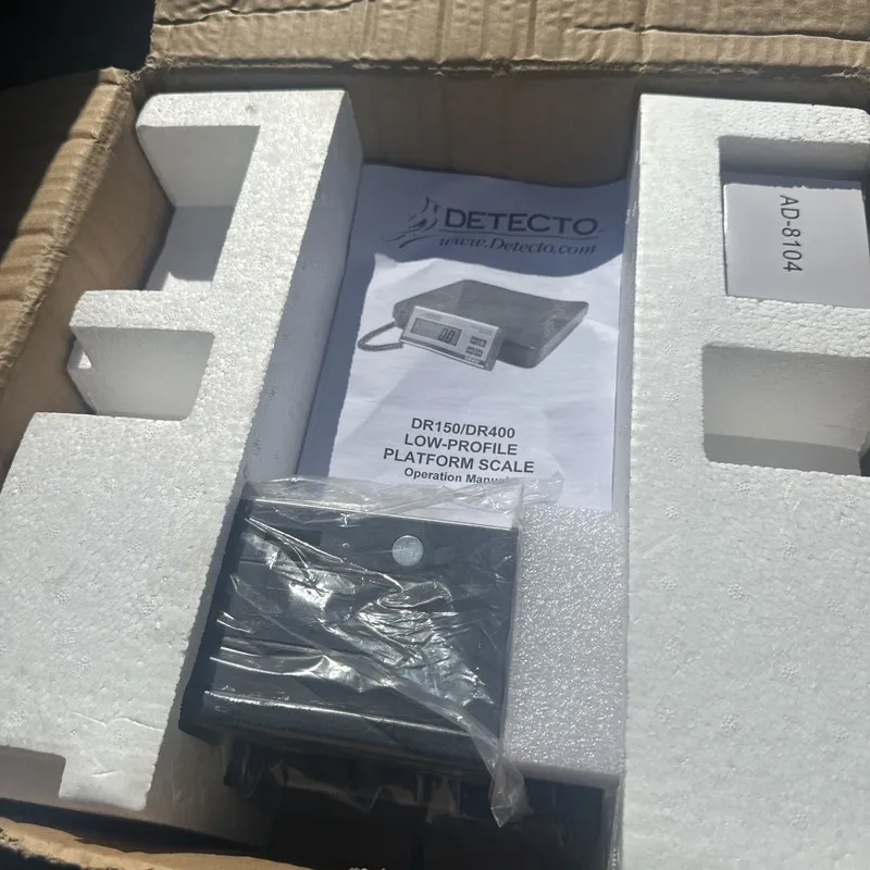 Весы Cardinal Shipping Scale Detecto DR150 Low Platform Scale-150 lb Capacity — фото лота 2