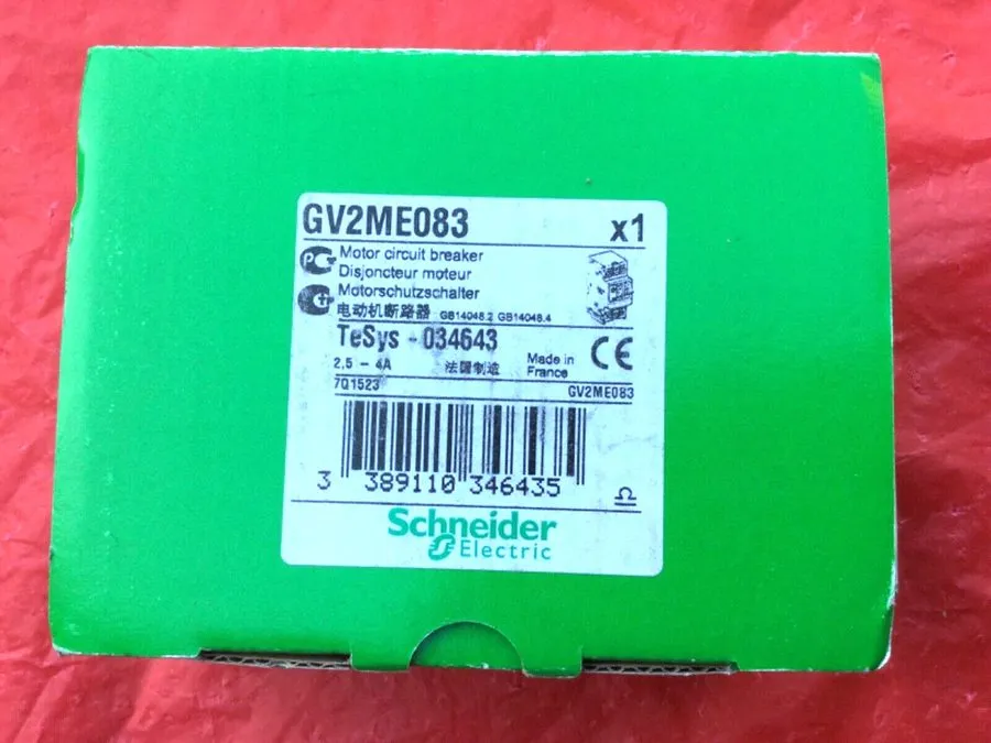 Автоматический выключатель GV2ME083 Schneider Circuit Breaker 2.5-4A