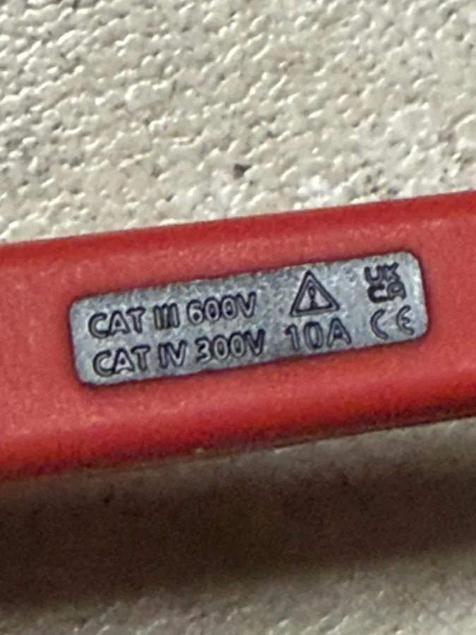 Пробник Megger 1011-929 10A Kelvin Probe Lead Set, CAT IV 300, 2m long — фото лота 1