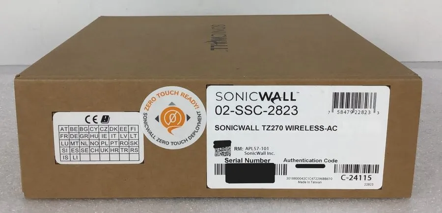 Межсетевой экран SonicWall TZ270W Network Security/Firewall Appliance (02-SSC-28