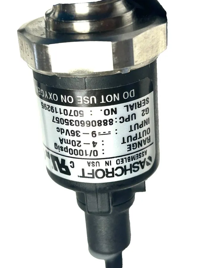 Датчик давления Ashcroft Pressure Transmitter Model: G27M0242P11000#G-#74 Range  — фото лота 2
