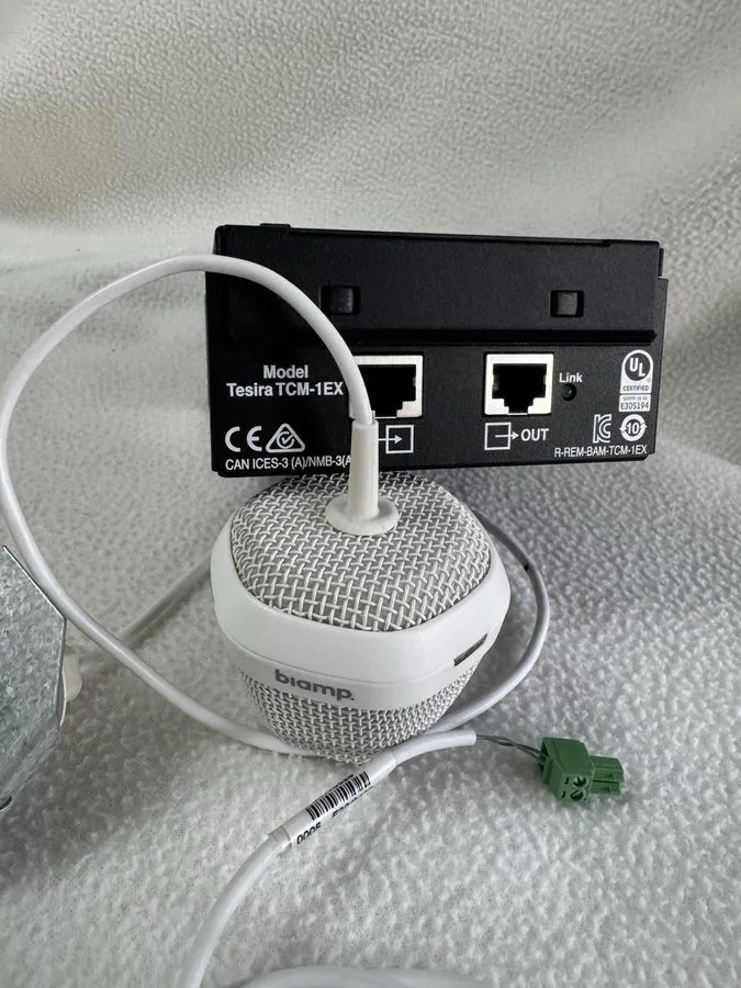 Микрофон Biamp Tesira TCM-1EX Expansion AVB Beamtracking Ceiling Microphone