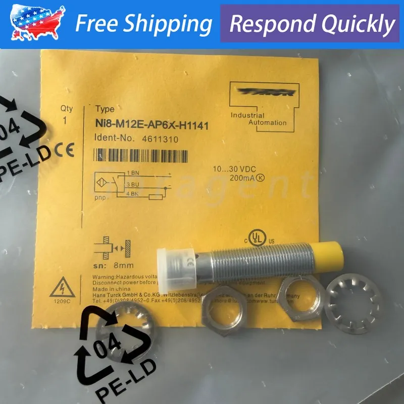 Датчик приближения Turck NI8-M12E-AP6X-H1141 Proximity Sensor 10-30VDC 3717U