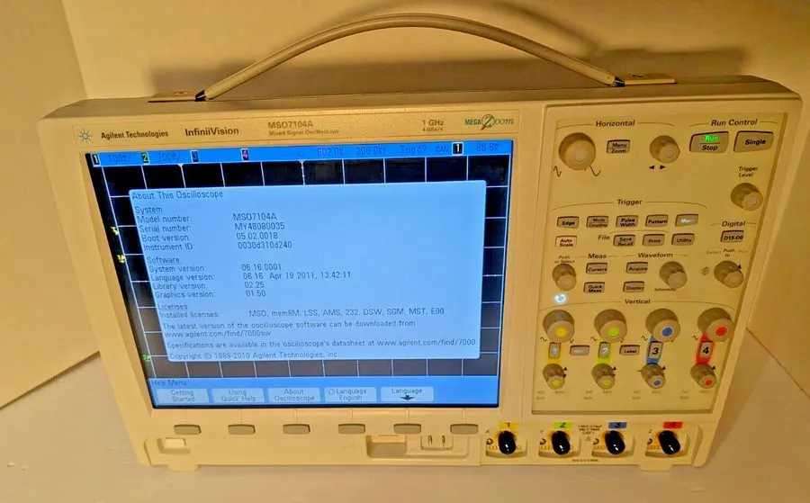 Осциллограф Agilent MSO7104A Mixed Signal Digital Oscilloscope 1GHz 4GS/s Megazo