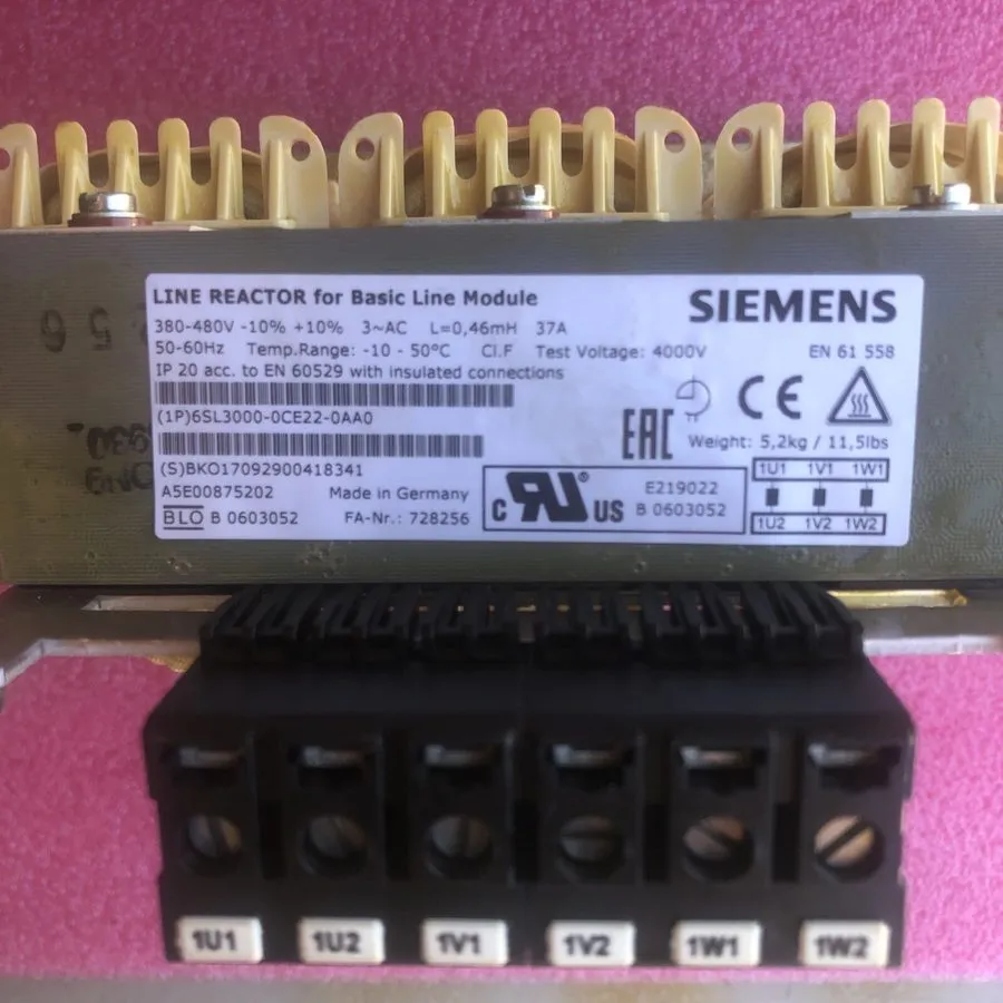 Частотный преобразователь 6SL3000-0CE22-0AA0 SIEMENS SINAMICS LINE REACTOR