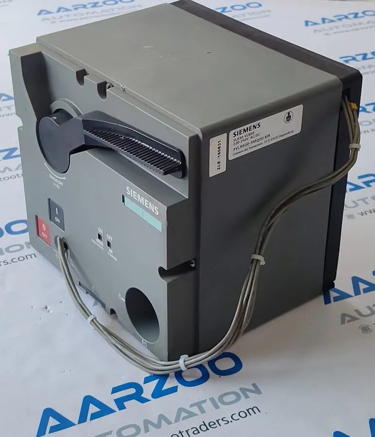 Автоматический выключатель SIEMENS MOTORISED BREAKER 3VL9600-3MQ00 VL630-VL80022 — фото лота 2