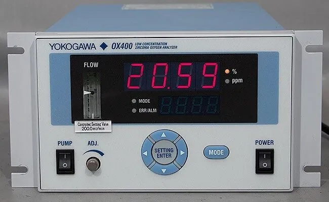Датчик Yokogawa OX400-3-PR-E-Q/P Low Concentration Zirconia Oxygen Analyzer OX-4 — фото лота 1