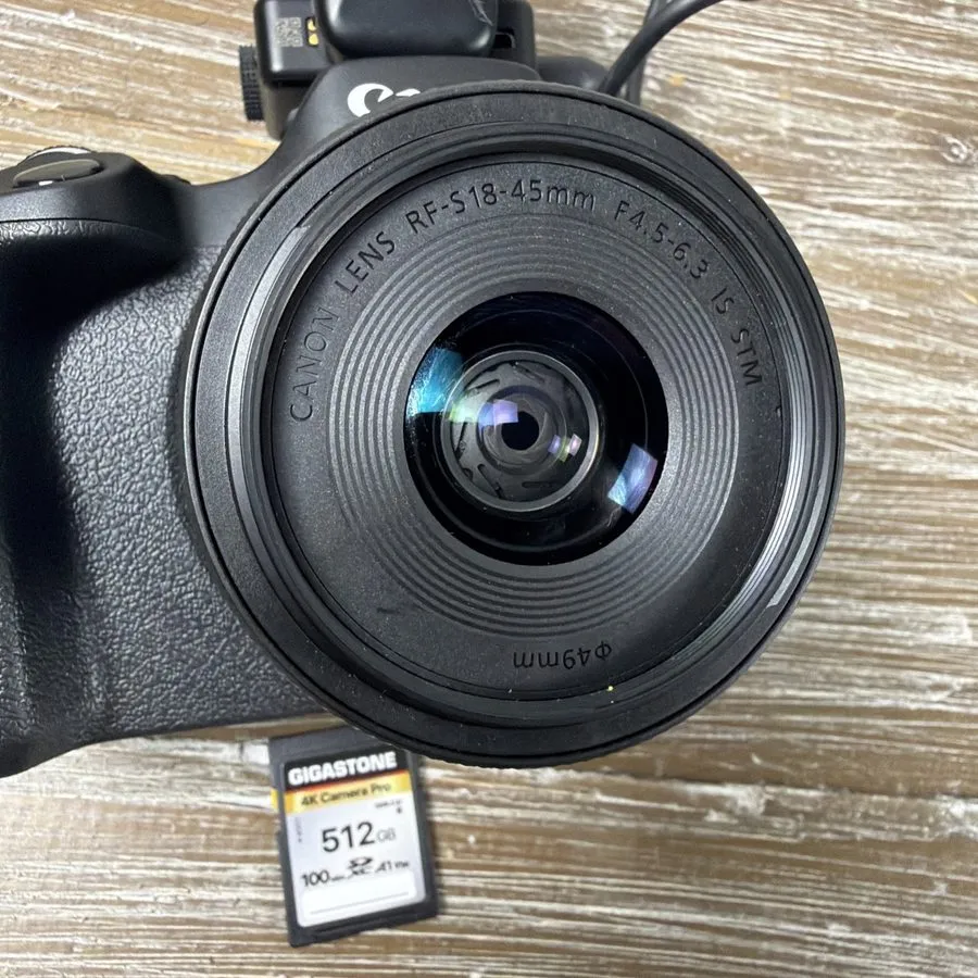 Фотокамера Canon EOS R100 EOS R Mirrorless 24.1MP Black w/ RF-S 18-45mm Lens