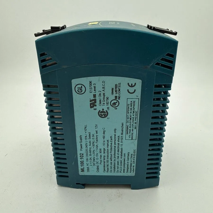 Блок питания PULS MiniLine ML100.102 90W DIN Rail Power Supply 12-15VDC 7.5A