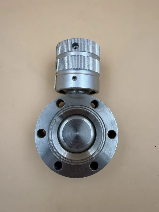 Клапан NUPRO 304-24VF BG Butterfly Valve Stainless Steel Valve DN35CF Conflat 2. — фото лота 1