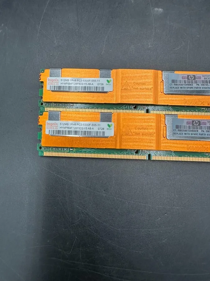 Модуль памяти 8Gb (2x4Gb) Micron PC2-5300F DDR2-667 Fully Buffered ECC FB-DIMM