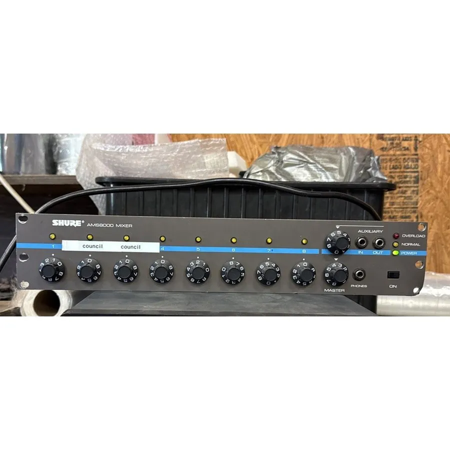 Радиосистема Shure AMS8000 Automatic Microphone System 8-CH 8 Channel Mixer