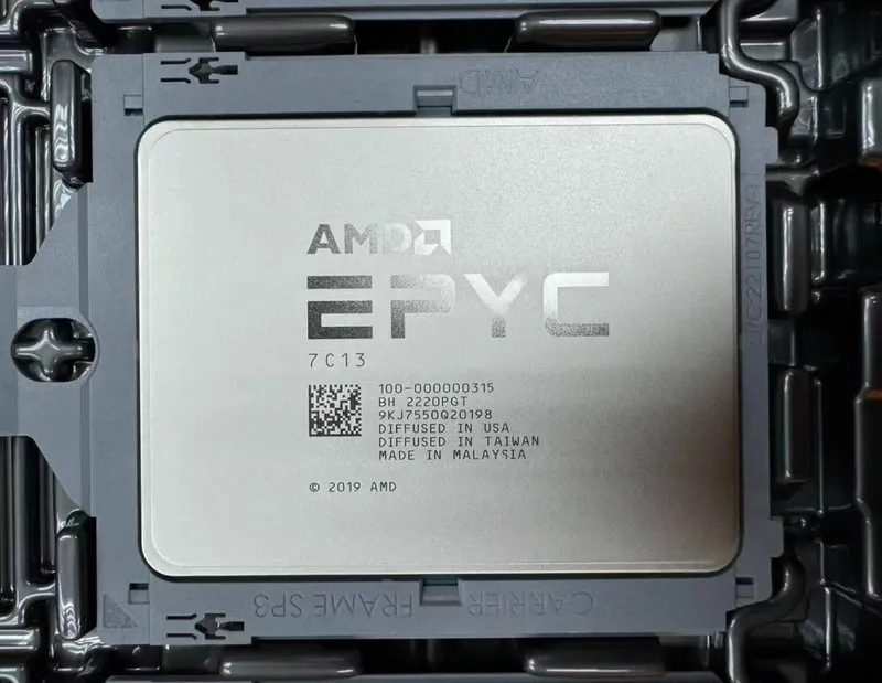 Процессор AMD EPYC Milan 7C13 64 Core 128 Thread 2.OGHZ CPU Processor EPYC 7713(