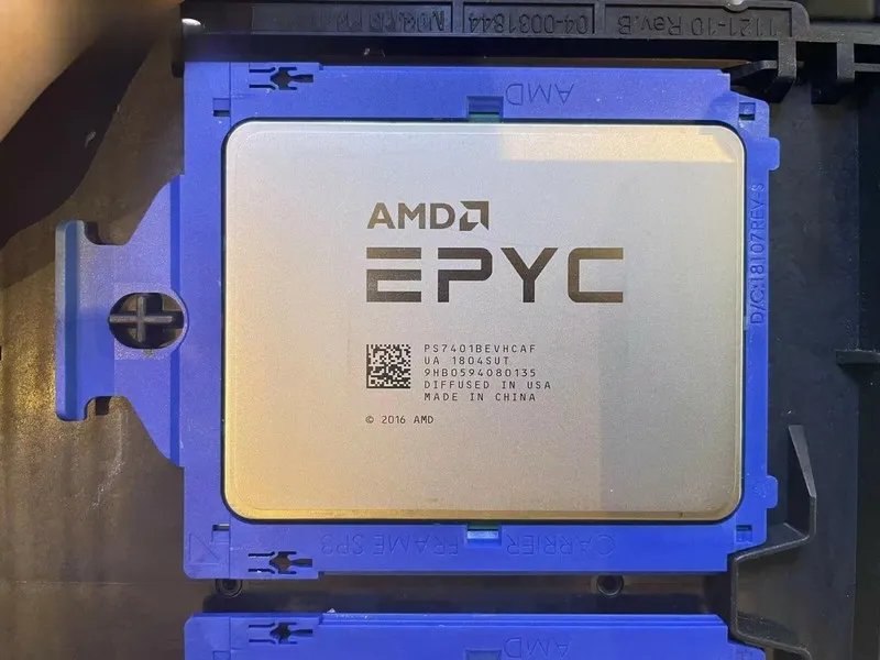 Сервер AMD EPYC 7401 Server CPU 2P 24 Cores 48 Threads 2.0GHz 64MB DDR4 2666MHz 