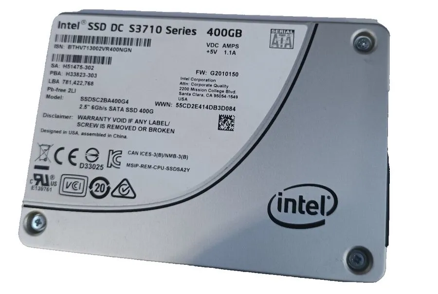 SSD-накопитель Intel DC S3710 Series 400GB SSD MLC 2.5" SATA SSDSC2BA400G4 Solid