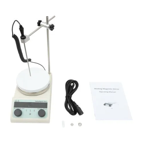 Магнитная мешалка 320W Magnetic Stirrer with Heating Plate Lab Efficient Mixer 1 — фото лота 2
