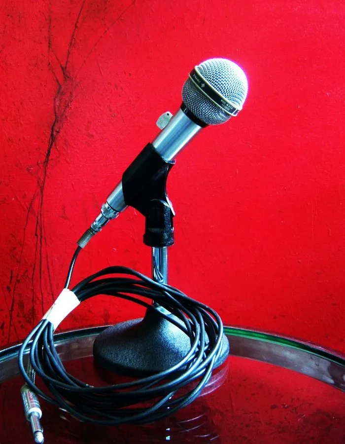 Микрофон Vintage 1970's Shure PE585V / 585SA Dynamic cardioid microphone Hi Z w