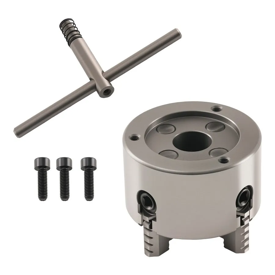 Режущий инструмент K72-80 Self Centering 4 Jaw Lathe Chuck 80mm Metal HT300 Cast