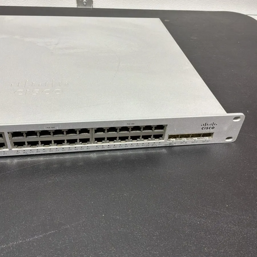 Коммутатор Cisco Meraki MS225-48LP-HW 48-Port 370W PoE+ 4xSFP Switch -UNCLAIMED — фото лота 2