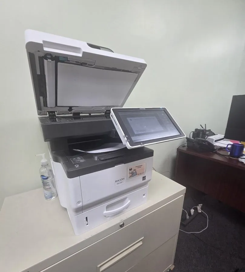 Лазерный принтер Local Pickup Only Ricoh IM 350F Mono Multifunction Laser Printe — фото лота 2